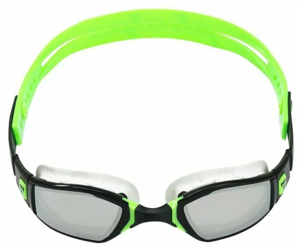 Очки для плавания Ninja (зеркальные линзы; black/lime)